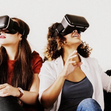 VR Virtual reality goggles